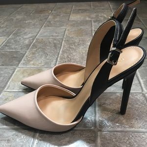 Express two-toned high heels